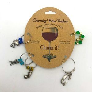 Charming Wine Finders Wineglass Sports+ Charms